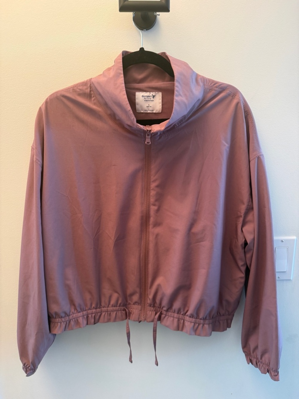 Old Navy Dusty Mauve Active Zip Jacket